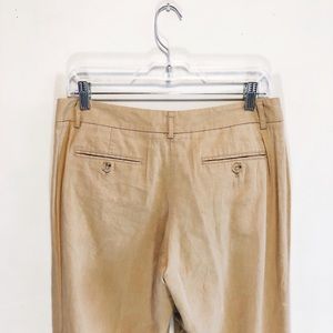 Theory linen-blend trousers